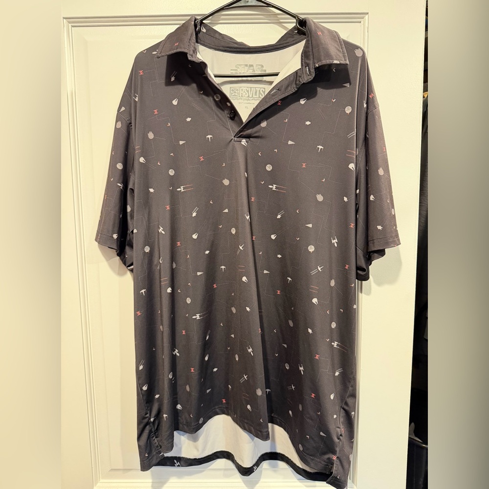 RSVLTS Dark Gray Star Wars Polo Shirt